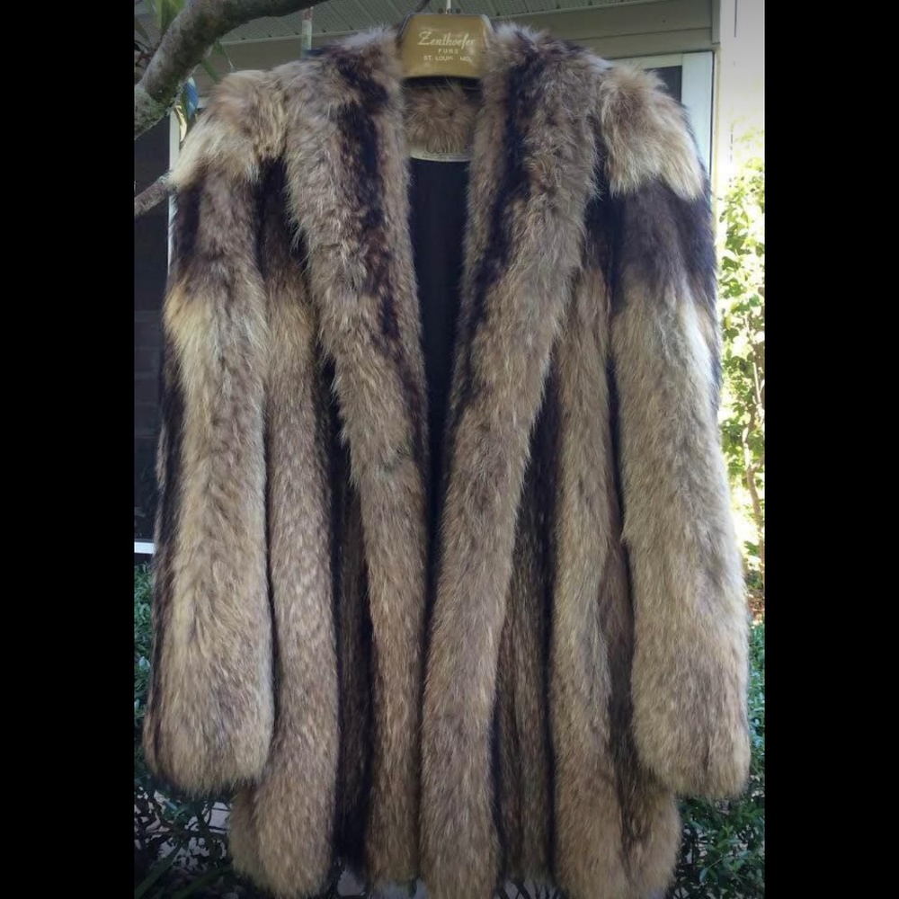 Fur Coat - Tanuki Raccoon Coat